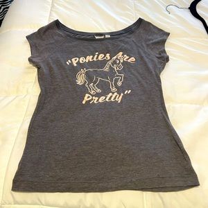 American eagle pony tshirt
